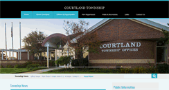 Desktop Screenshot of courtlandtwp.org